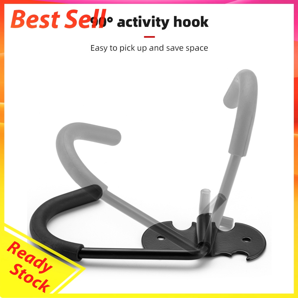 Bicycle Wall Mounted Rack Stand Holder Folding MTB Road Bike Hanging Hook