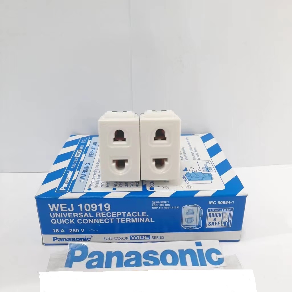 Stop Kontak Panasonic WEJ 10919 Mata Stop Kontak Panasonic WEJ10919 Universal