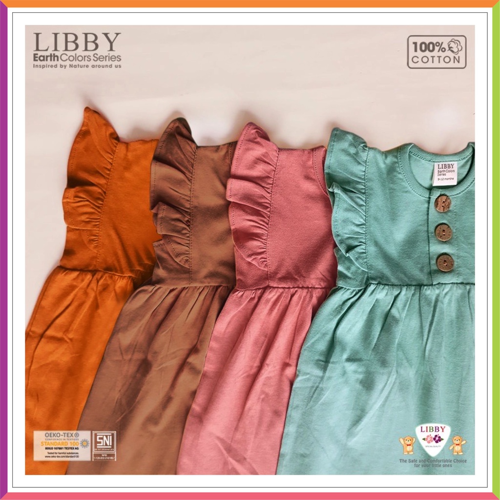 ❤ Fashionbabies ❤ LIBBY NARA DRESS / DRESS BABY LIBBY EARTH COLOUR SERIES ORIGINAL-5