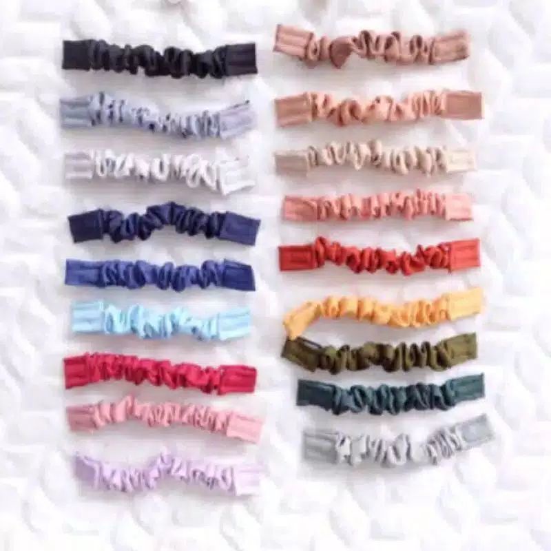 Konektor Pengait Masker Hijab (Kimiko) / Tali Ikat Karet Perekat Masker Wajah Wanita Cewek Muslimah 