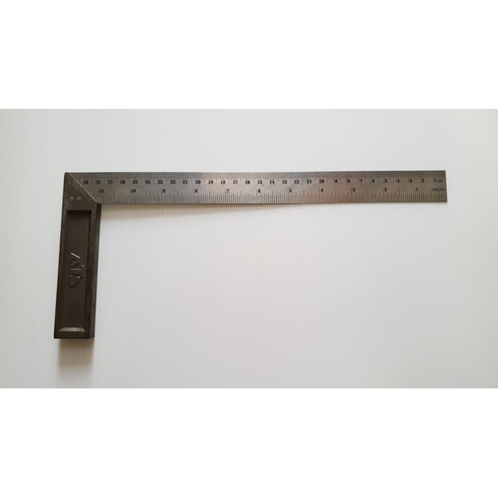 Penggaris siku besi Ukuran 30cm Atau 12 Inch