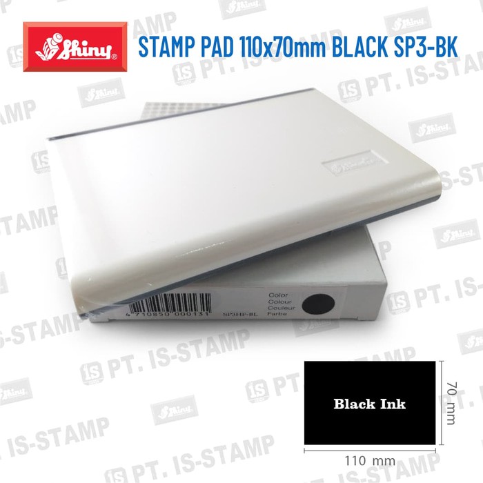 

Jual Shiny Stamp Pad 110x70mm BLACK SP3 BK Limited