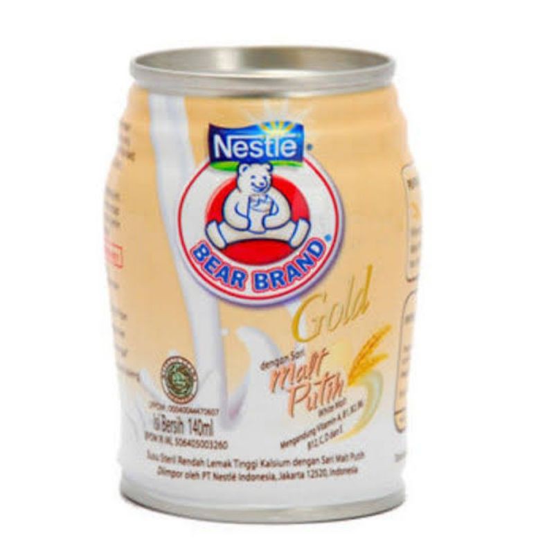 

Bear Brand Gold Malt Putih 140mL