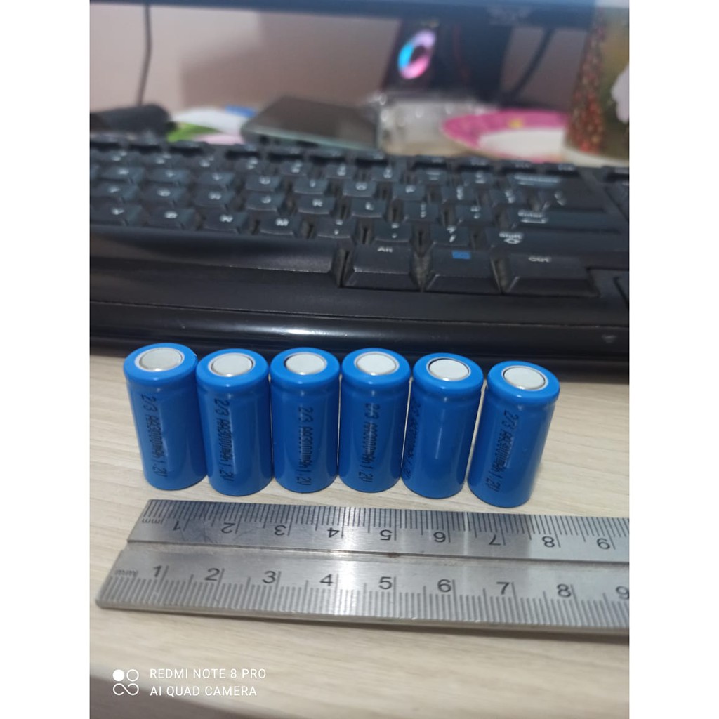 Baterai Cas Flat Top Aa 1.2V 2/3 3000mAh