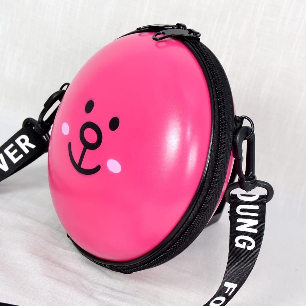 TAS SELEMPANG BULAT MINI  SMILE 3054