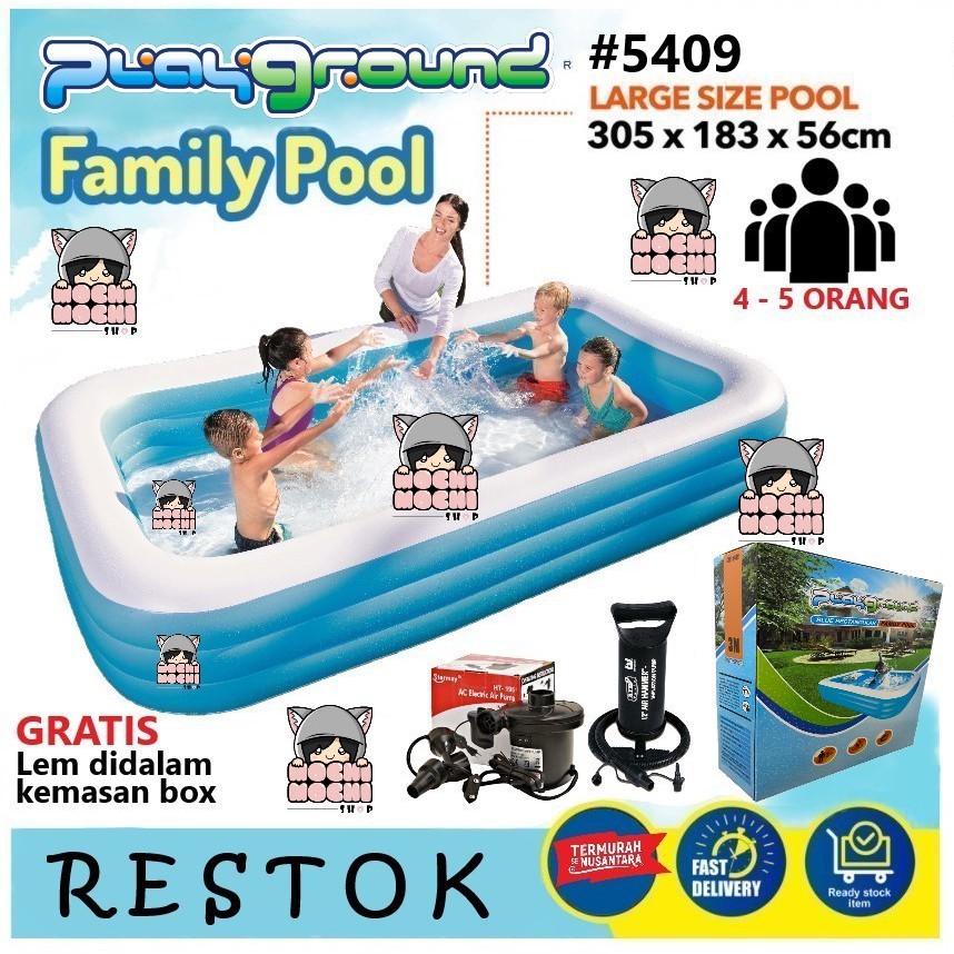 BESTWAY 54005 54006 54009 / 5409 Kolam Renang Karet Anak ...