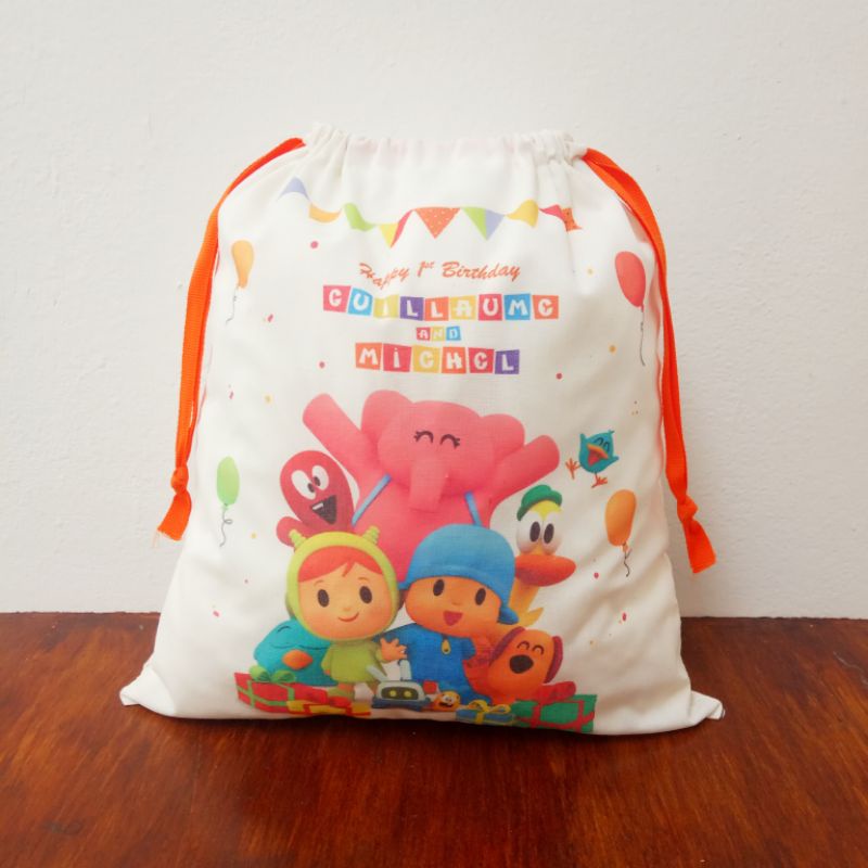 

TAS SOUVENIR ULTAH/GOODIE BAG/TAS ULANG TAHUN ANAK/TAS SERUT CUSTOM ULANG TAHUN ANAK