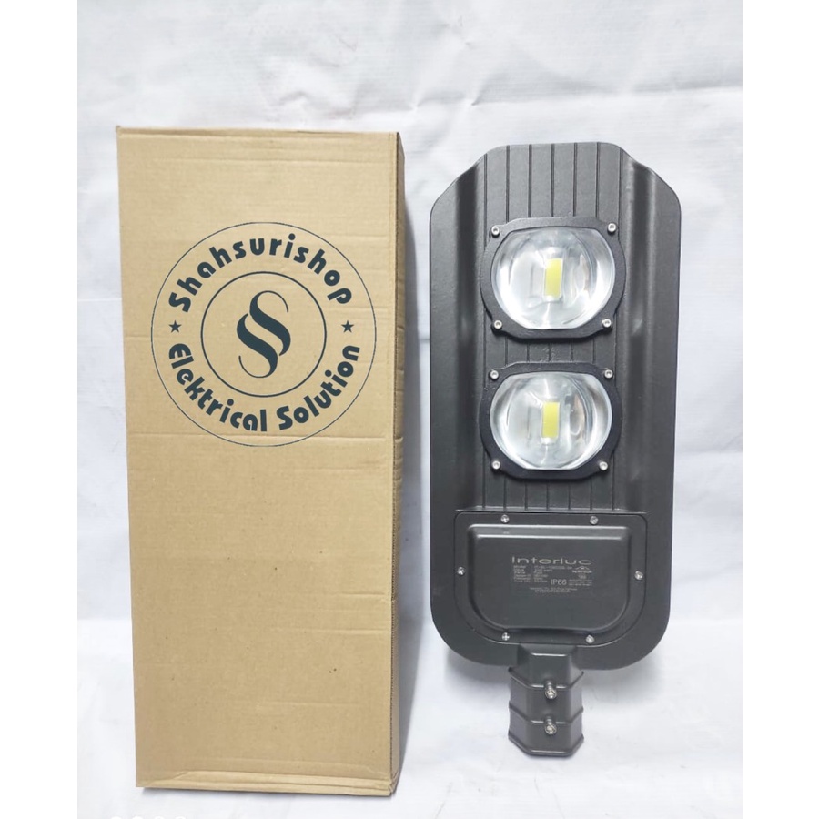 INTERLUX LAMPU PJU LED 100W 100 W WATT COBRA COB LAMPU JALAN ALUMUNIUM