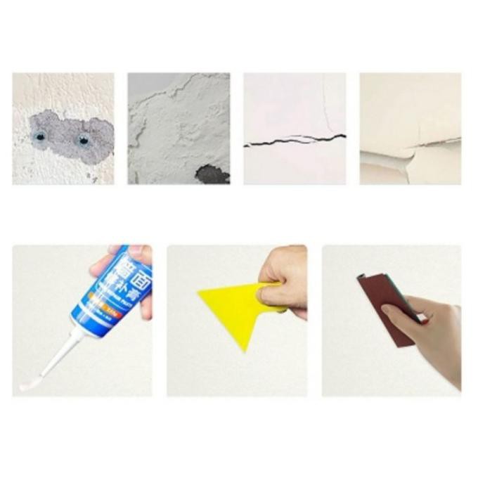 Hadir Wall Mending Ointment Grouts Magic/Wall Repair Cream Bagus