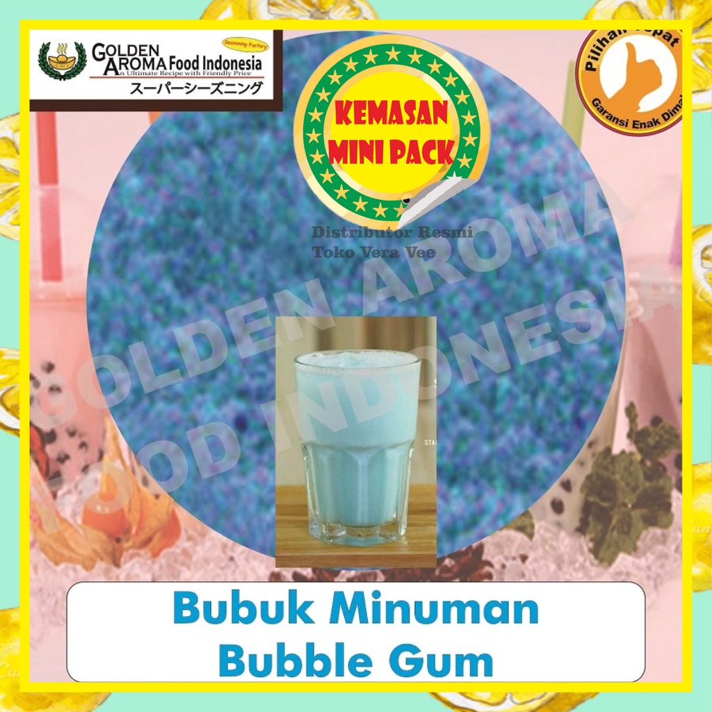 

Bubuk Minuman Rasa Bubble Gum 50grMinuman Powder Bubble Gum Bisa Kiloan Drinking Powder Kekinian Boba Aneka Instan Murah Enak Terbaik Halal Premium Distributor Toko Bukan 100Gr 100 Gram Javaland Verlin Plain