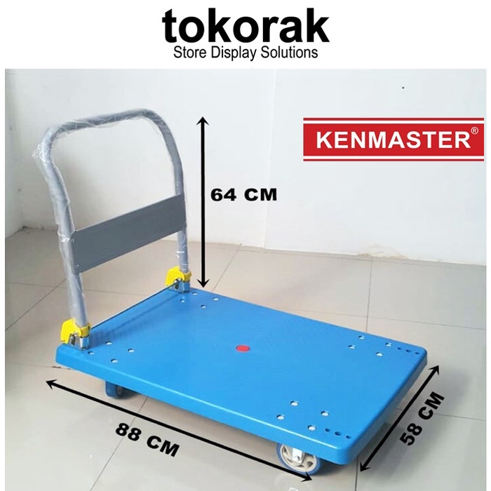 TROLI LIPAT BESAR 300 KG KENMASTER TROLLY TROLLI BARANG HAND TRUCK TROLLEY DORONG