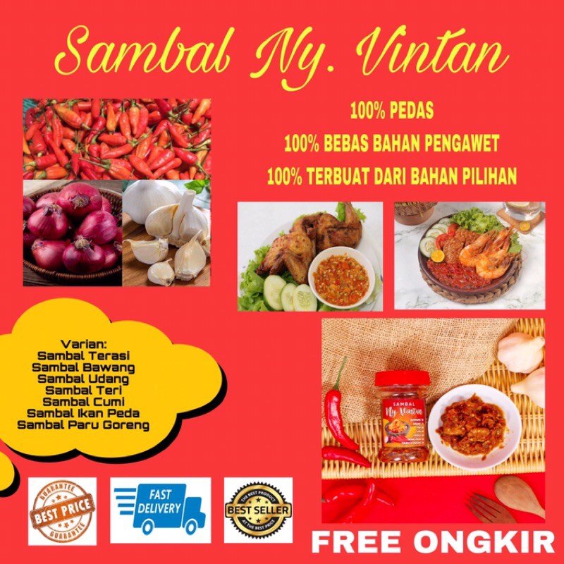 

SAMBAL BAWANG SAMBAL TERASI SAMBAL CUMI SAMBAL UDANG SAMBAL PARU SAMBAL IKAN PEDA SAMBAL TERI