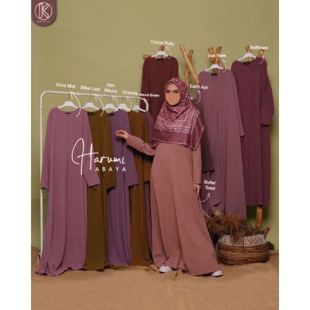 HARUMI ABAYA (HANYA GAMIS SAJA) ORIGINAL BY HOUSE OF KAISYA