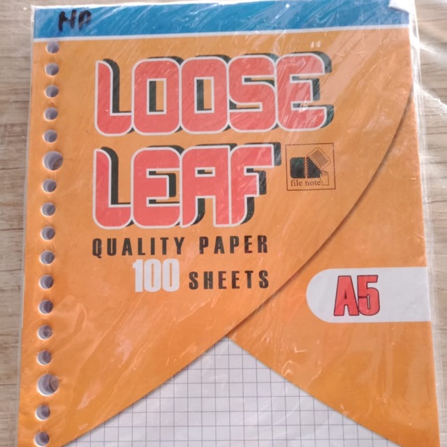 

Isi looseleaf a5 kotak koala 100 lembar