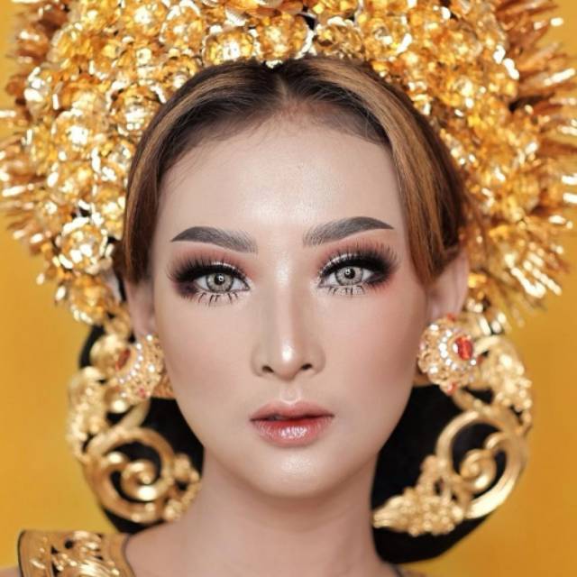 GEOEYES - Softlens Teresa Brown - Soflen Bridal Warna Coklat for Gold Wedding