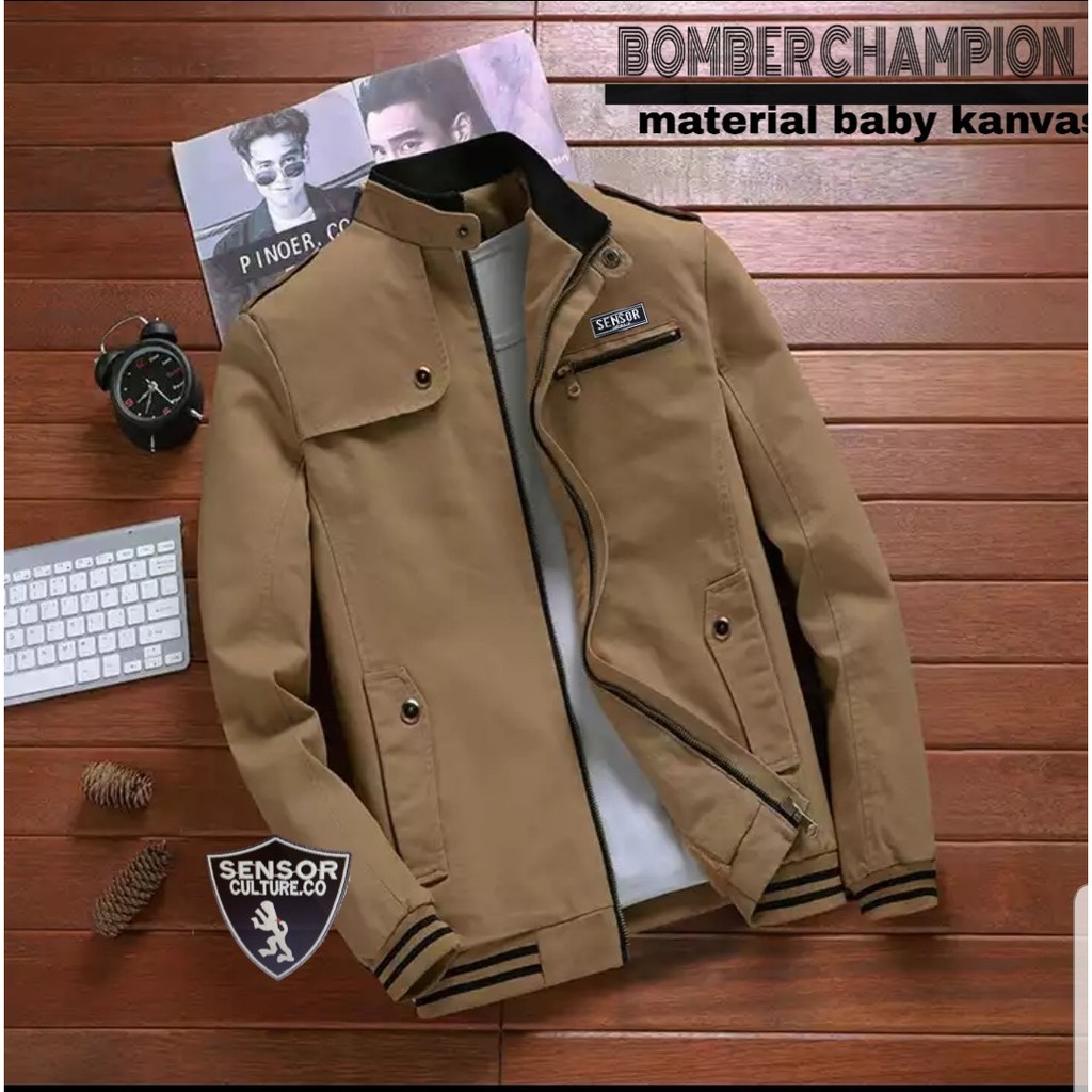 JAKET BOMBER CHAMPIONS SENSOR SERIES TERSEDIA 4 WARNA