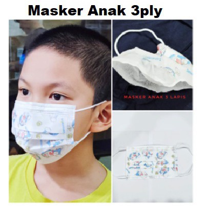 MASKER ANAK KARAKTER 3 PLY-BELLA SHOP