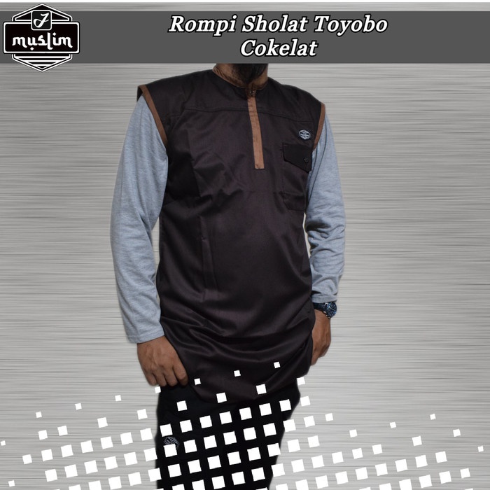 Sholat-Rompi- Rosal Rompi Sholat - M, Maroon -Rompi-Sholat.