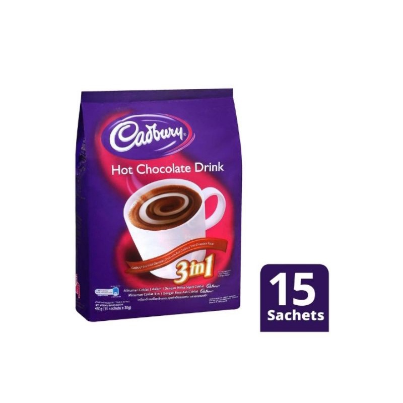 

cadburry hot chocolate drink 3in1 450gr