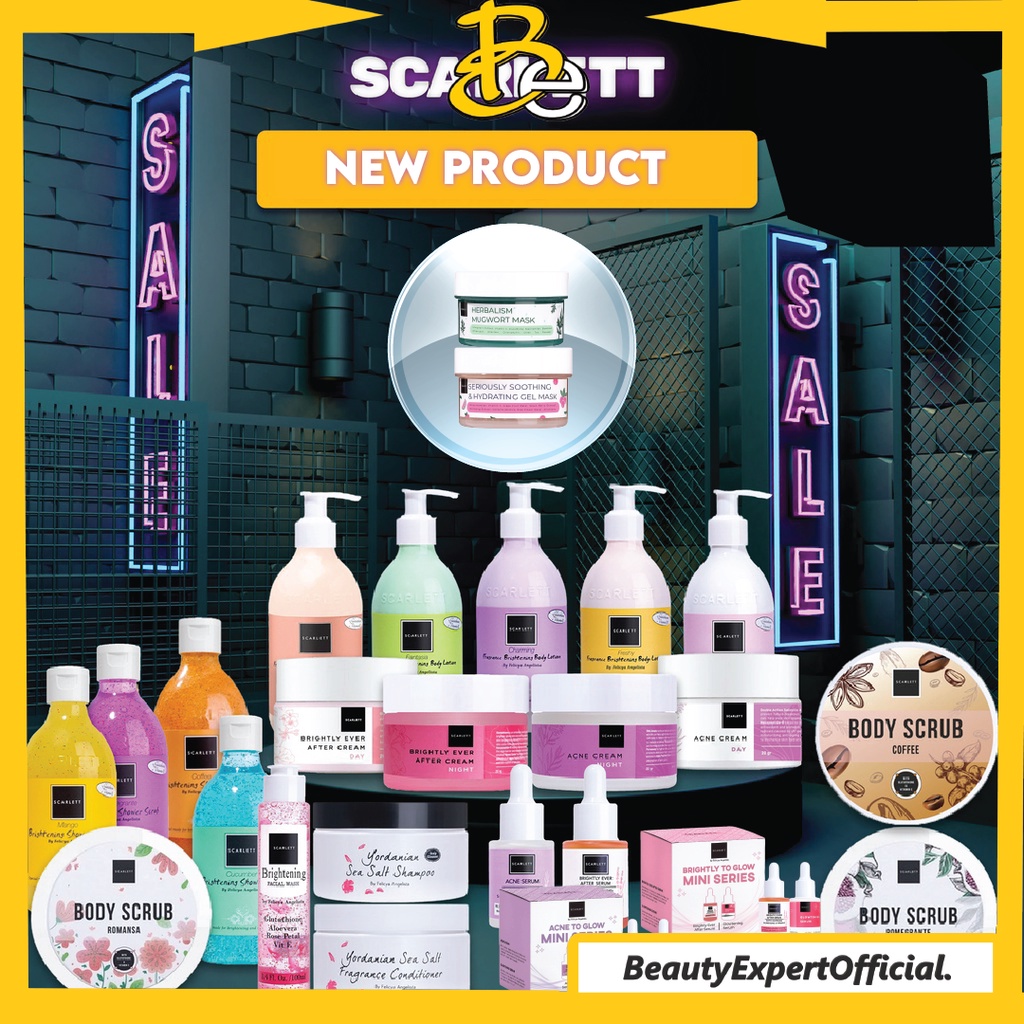 ⭐️ Beauty Expert ⭐️ [  SALE ] SCARLETT Whitening Scrub | Lotion | Facial Wash Scarlet Whitening