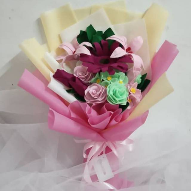 Buket Bunga / Buket Flanel / Buket Bunga Flanel