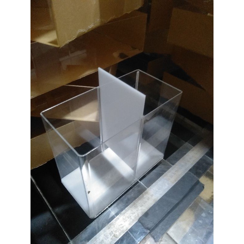 AQUARIUM/SOLITER CUPANG AKRILIK 2 KAMAR