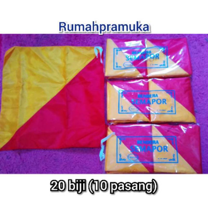 (20pcs) 10pasang bendera sempur bendera semaphore simapur