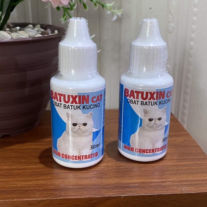 BATUXIN CAT DROP Obat Batuk Pilek Bersin Sesak Nafas Alergi pada Kucing 30ml