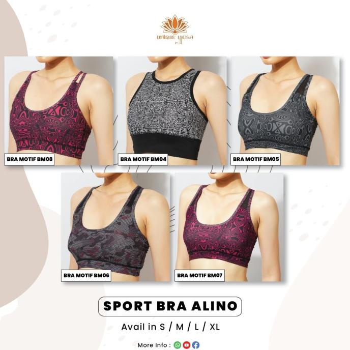 Sports Bra Olahraga Wanita Terbaru / Bra Yoga Senam Motif / Bra Zumba