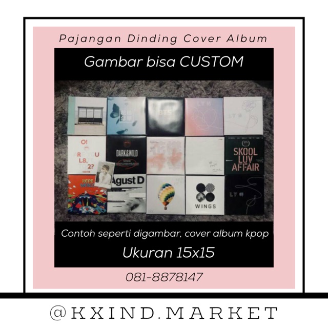 Ukuran Poster Album Kpop Sketsa