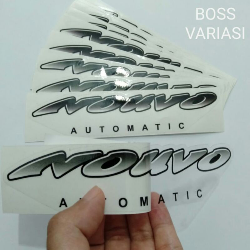 Stiker Temeng Depan Nouvo Nouvo Automatic Transparan