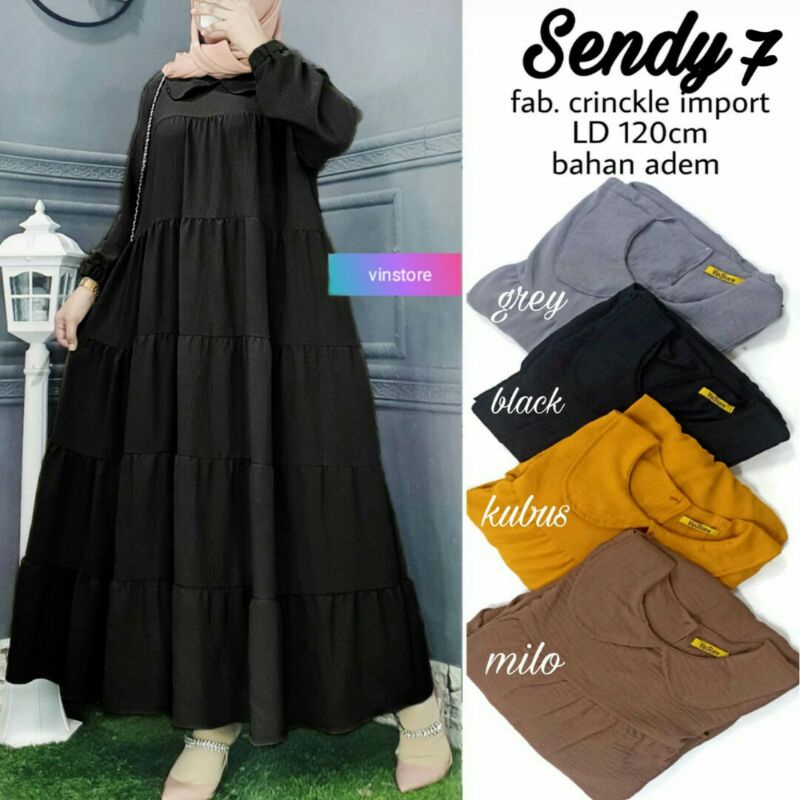 SENDY #7 Maxi Dress Muslim II Vinstore