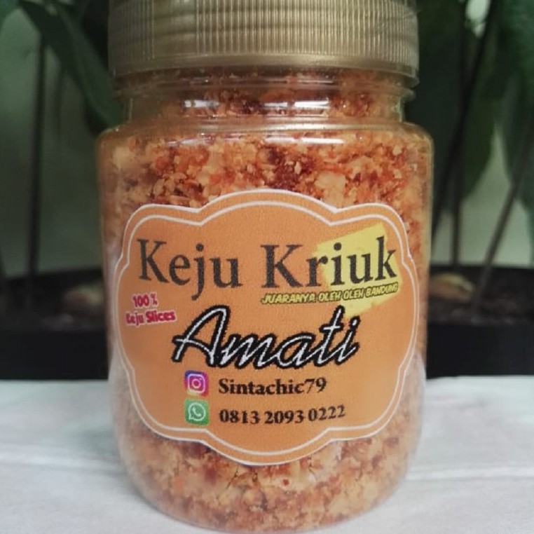 

SAMBAL KEJU KRIUK PANGGANG PEDAS 107GR [TOPLES]