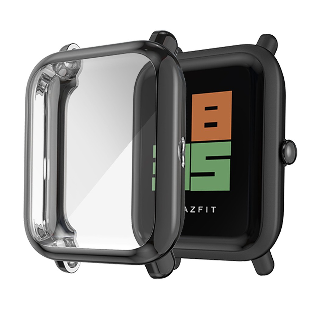 Huami Amazfit Bip U / Bip U Pro / Bip S / Bip S Lite / Bip 1S / Bip Lite plating full tpu case clear slim cover casing For Xiaomi Amazfit Bip Lite 1S U pro accessories