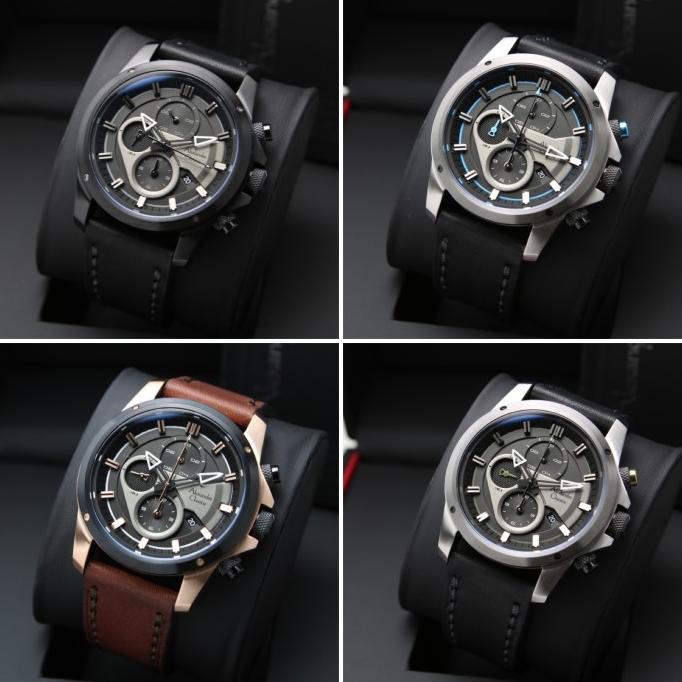 [ Original ] Jam Tangan Pria / Cowok Alexandre Christie 6593 Ac 6593 Dhakiydano