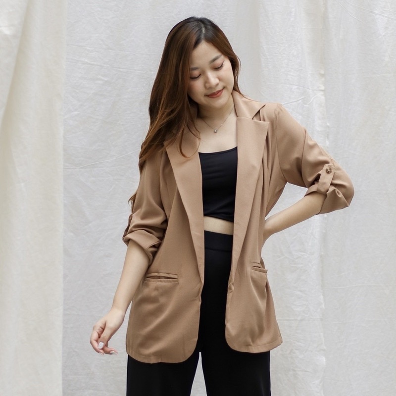 RD FASHION Alexa Blazer Longsleeve / Blazer Wanita / Outer Wanita / Jas Wanita