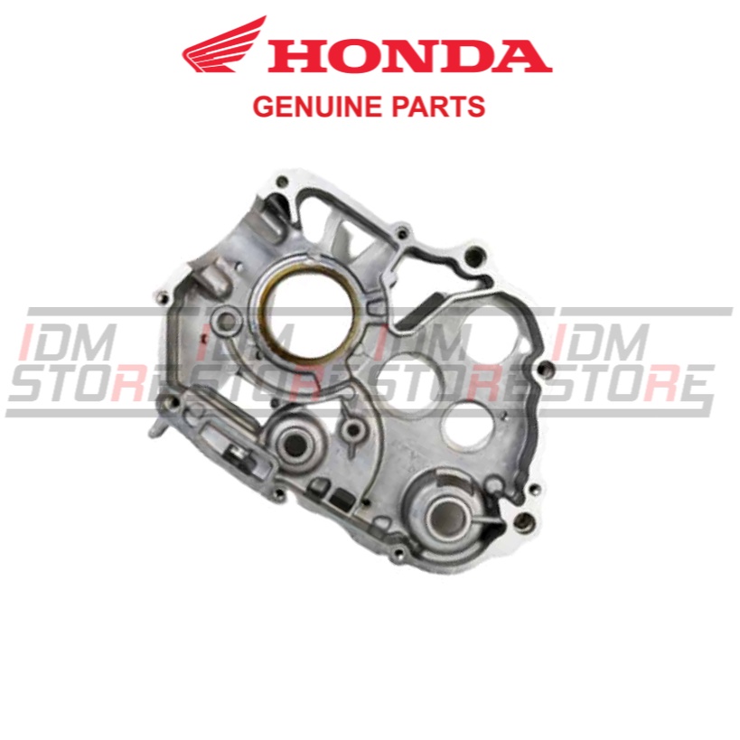 BLOK MESIN TENGAH KANAN OLI GRAND REVO 100 LEGENDA SUPRA LAMA X FIT ORIGINAL CRANKSCASE R SILVER GRA