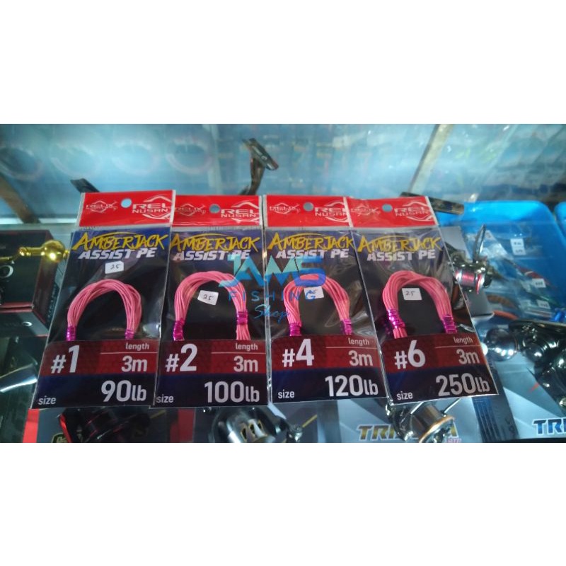 Kevlar / Assist PE Relix Nusantara Amberjack