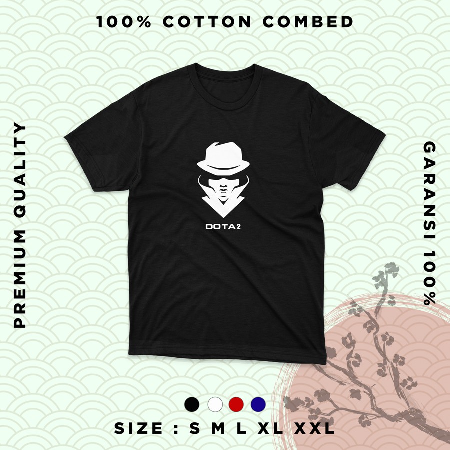 KAOS Distro MURAH GAME GAMING DOTA 2 Remaja WANITA COWOK CEWEK PRIA Xxl ORIGINAL PREMIUM BRANDED tre
