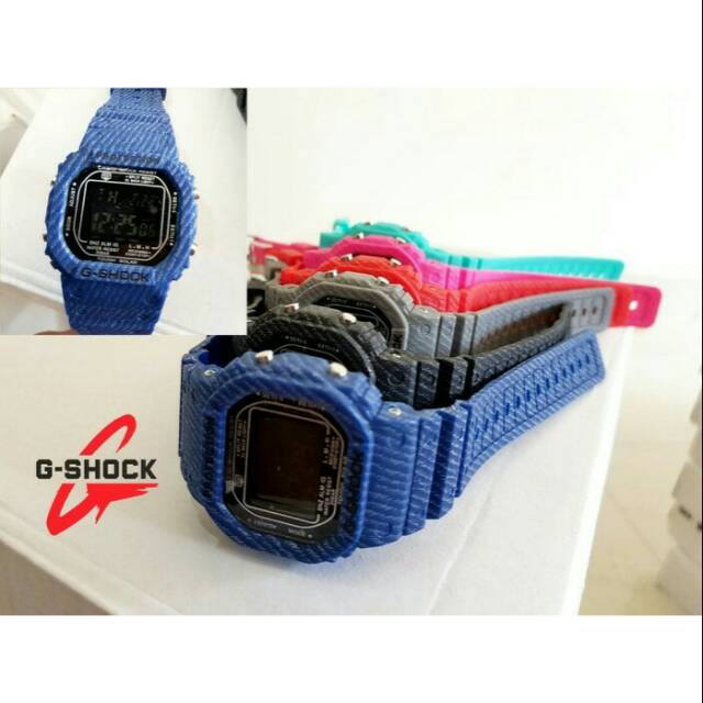 Jam Tangan Casio Gshock Jeans G-Shock Digital Rubber