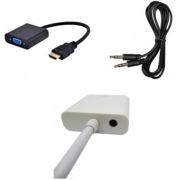 MULTIMEDIA PORT to vga + audio cabel
