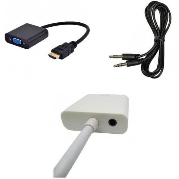 MULTIMEDIA PORT to vga + audio cabel