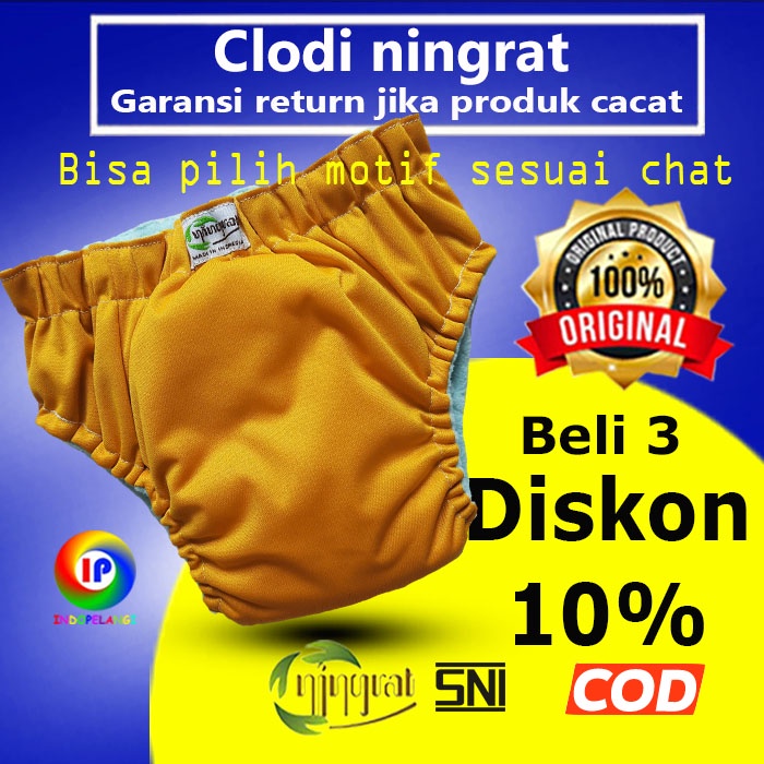clodi ningrat snap kancing pampers popok kain bayi cuci ulang diapers newborn pempes anak baru lahir