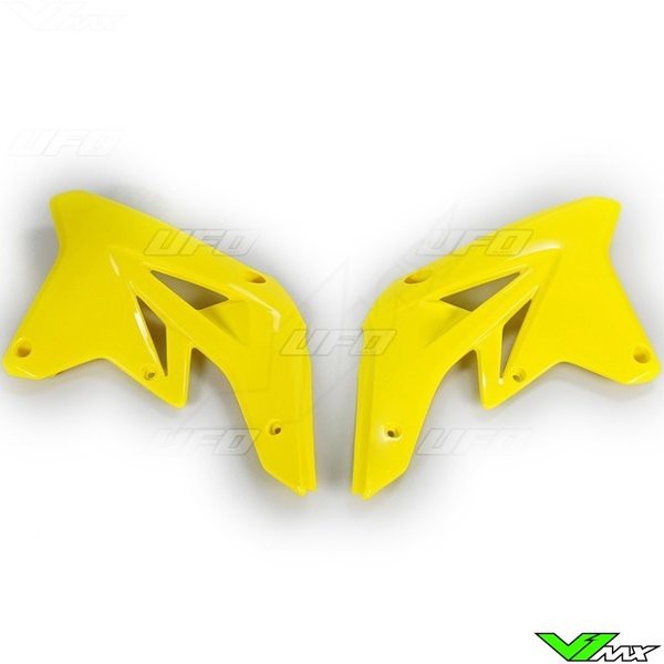 SUZUKI RMZ250 2007-2009 UFO Plast Italy Radiator Tank Cover Body Set Motocross Original - Kuning