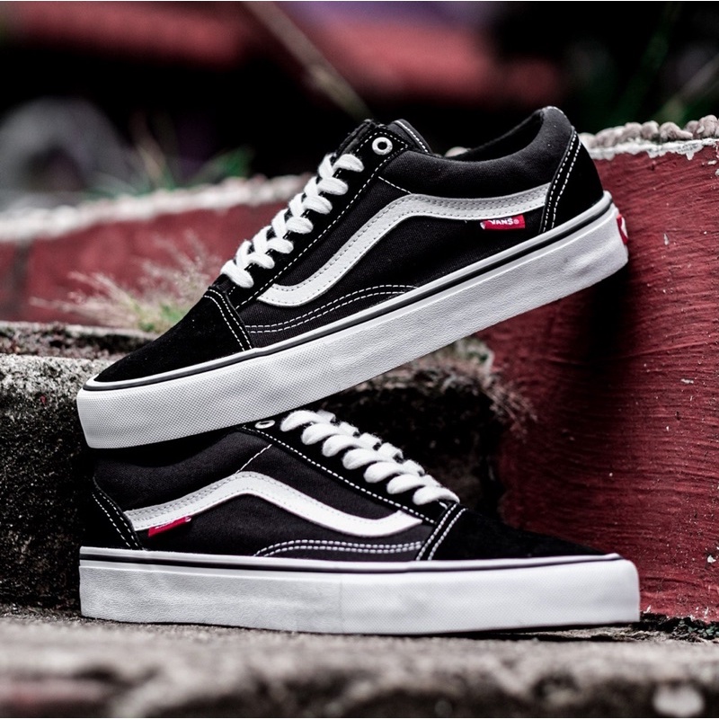 VANS OLD SKOOL PRO BLACK WHITE ORIGINAL