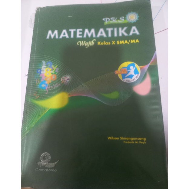 Jual Buku Matematika Wajib PKS Kelas X/10 SMA/MA Gematama Mathematics ...