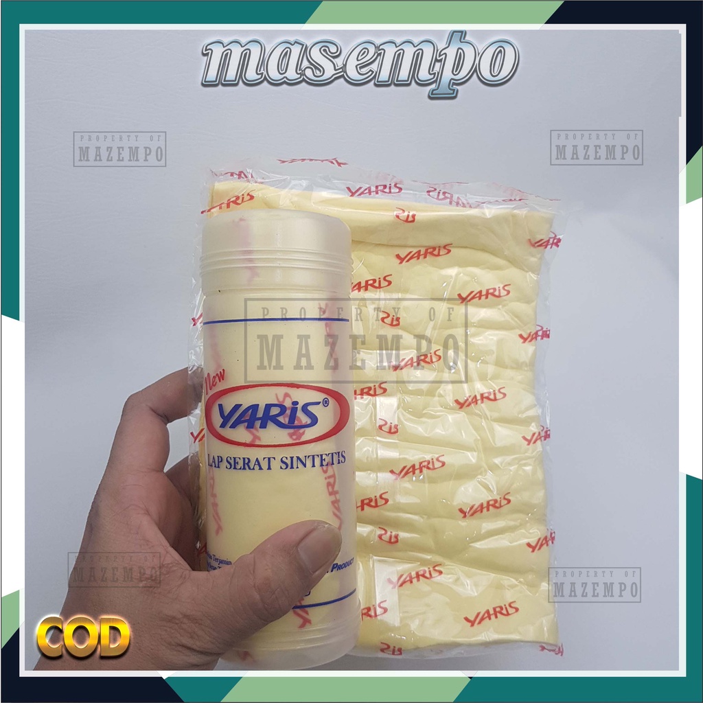 lap kanebo mobil original Yaris Chamois 100% jumbo tebal untuk motor Serat Sintetis Masempo Mazempo