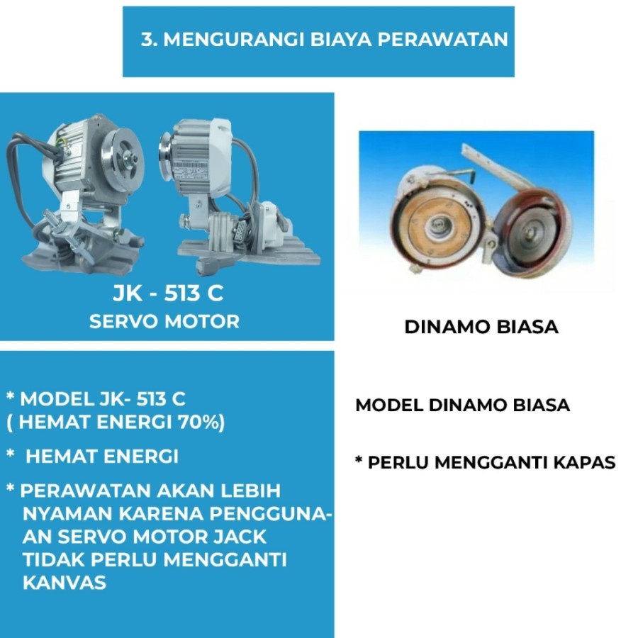 Dinamo servo jack JK-513C/dinamo jahit jack servo motor/dinamo servo