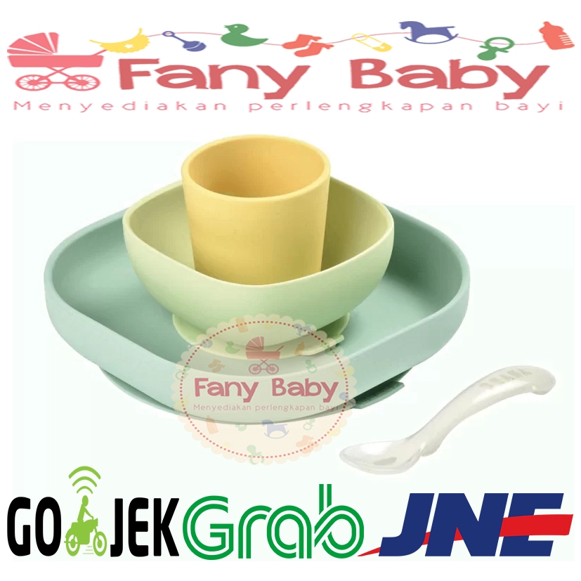 BEABA SILICONE MEAL SET 4PCS