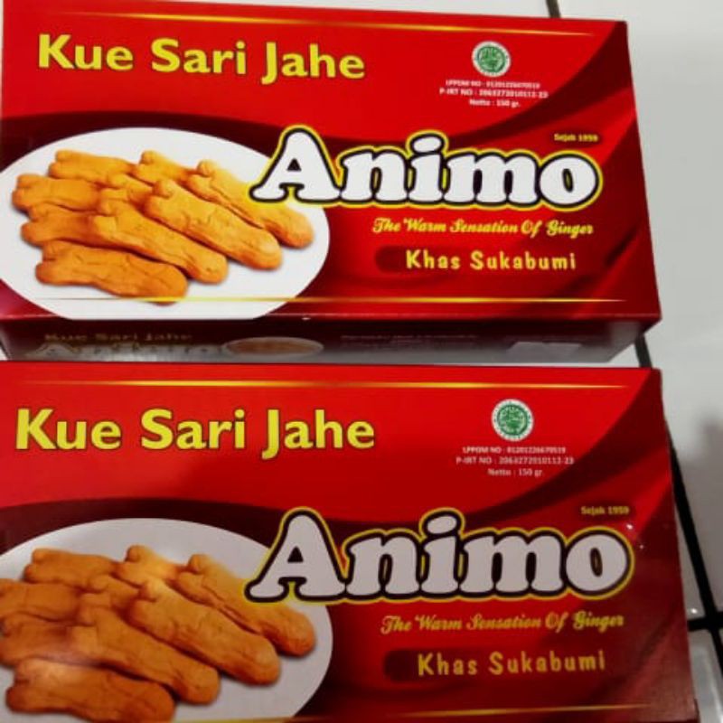 

kue sari jahe animo kemasan DUS